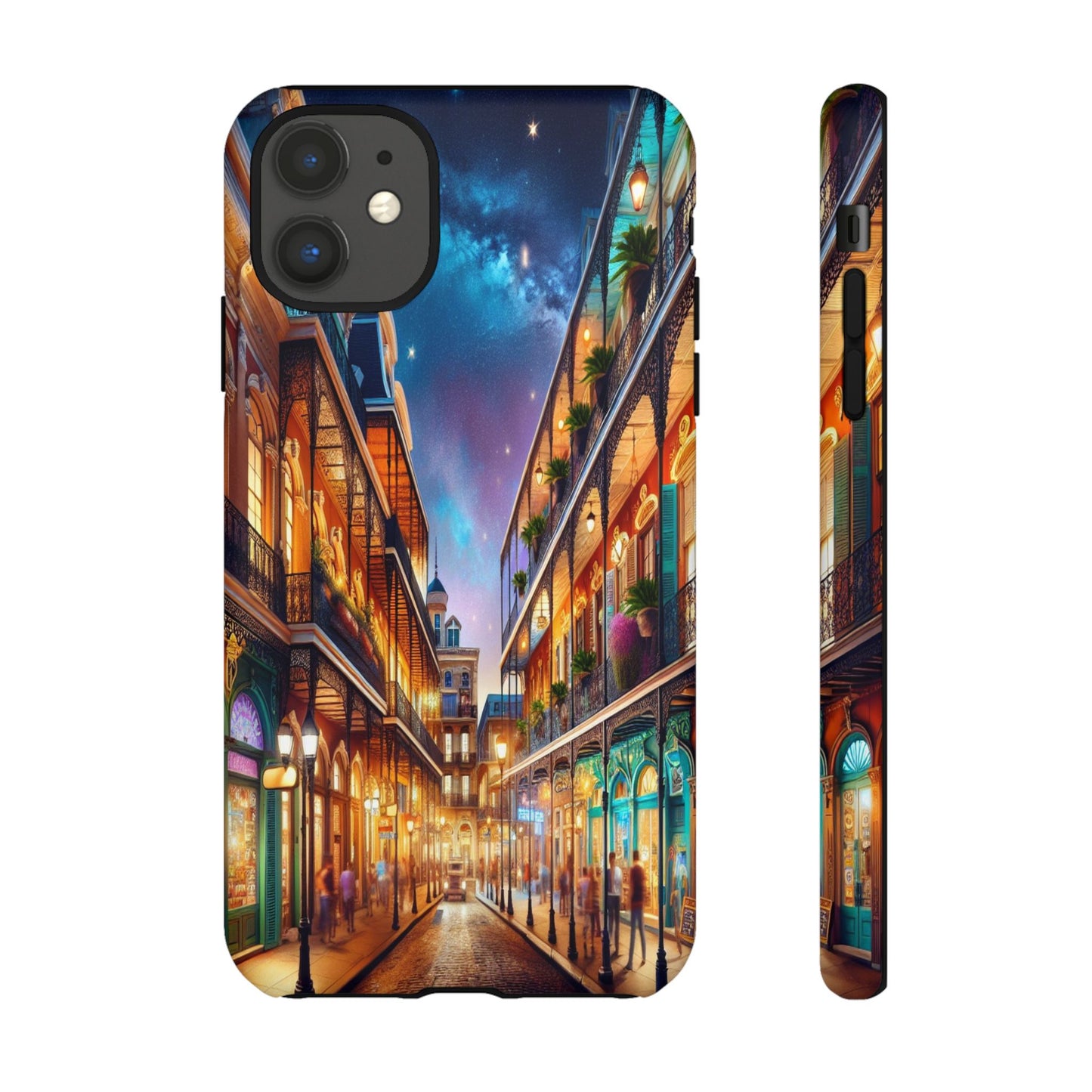 Starlit Street in the City - Phone Case