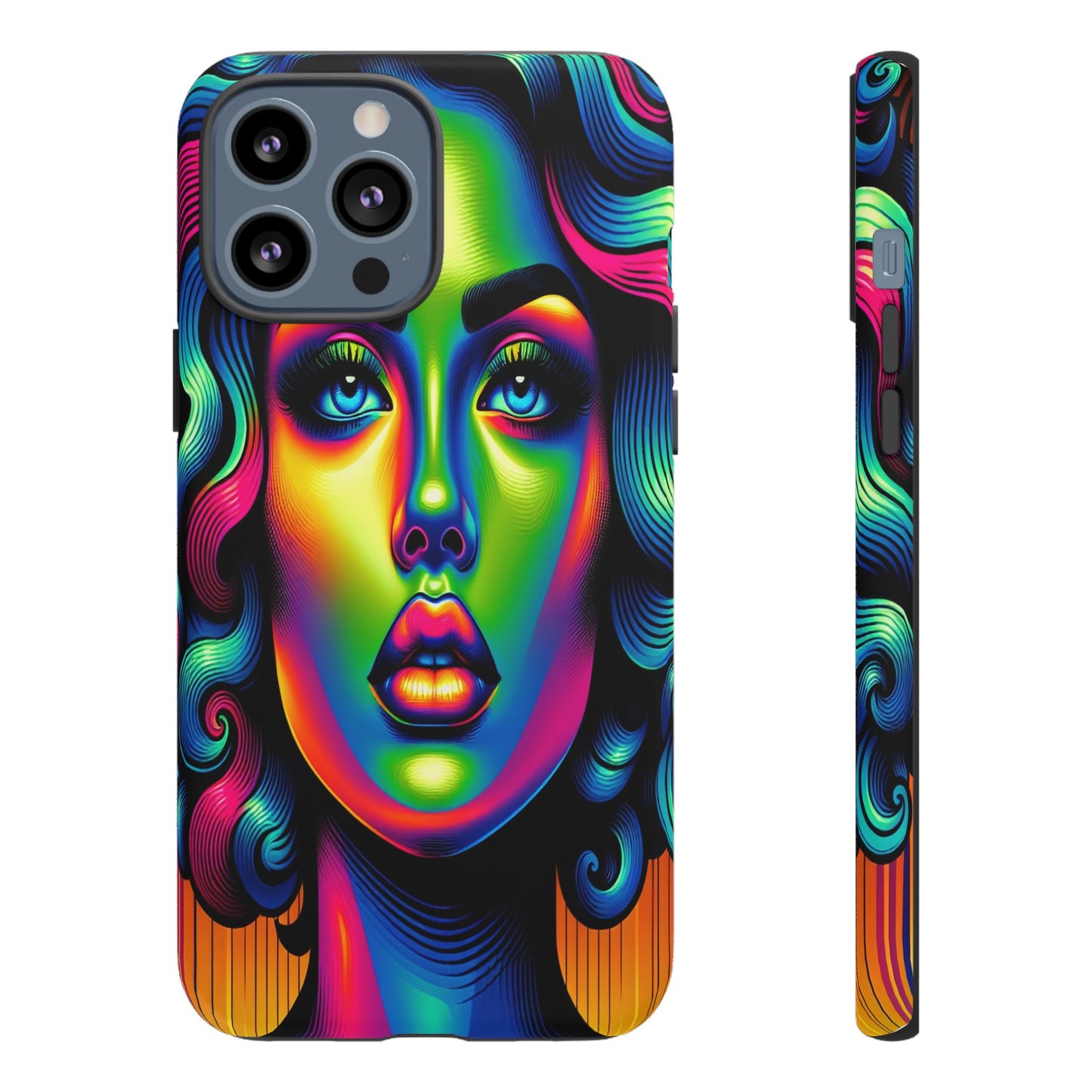 Custom Protective Spectrum Radiance Iphone Case Compatible With Iphone 16 15 14 - Phone Cover