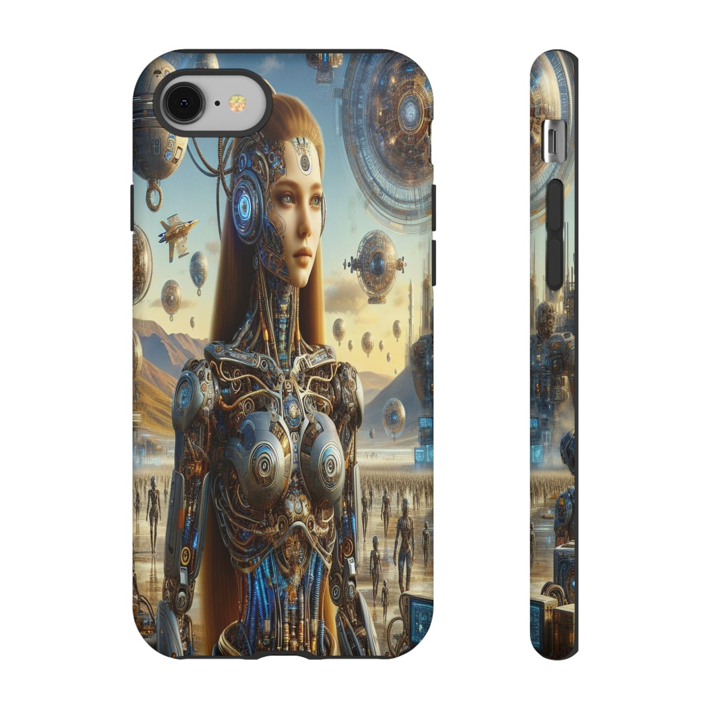 Futuristic Realm of Technology - Phone Case