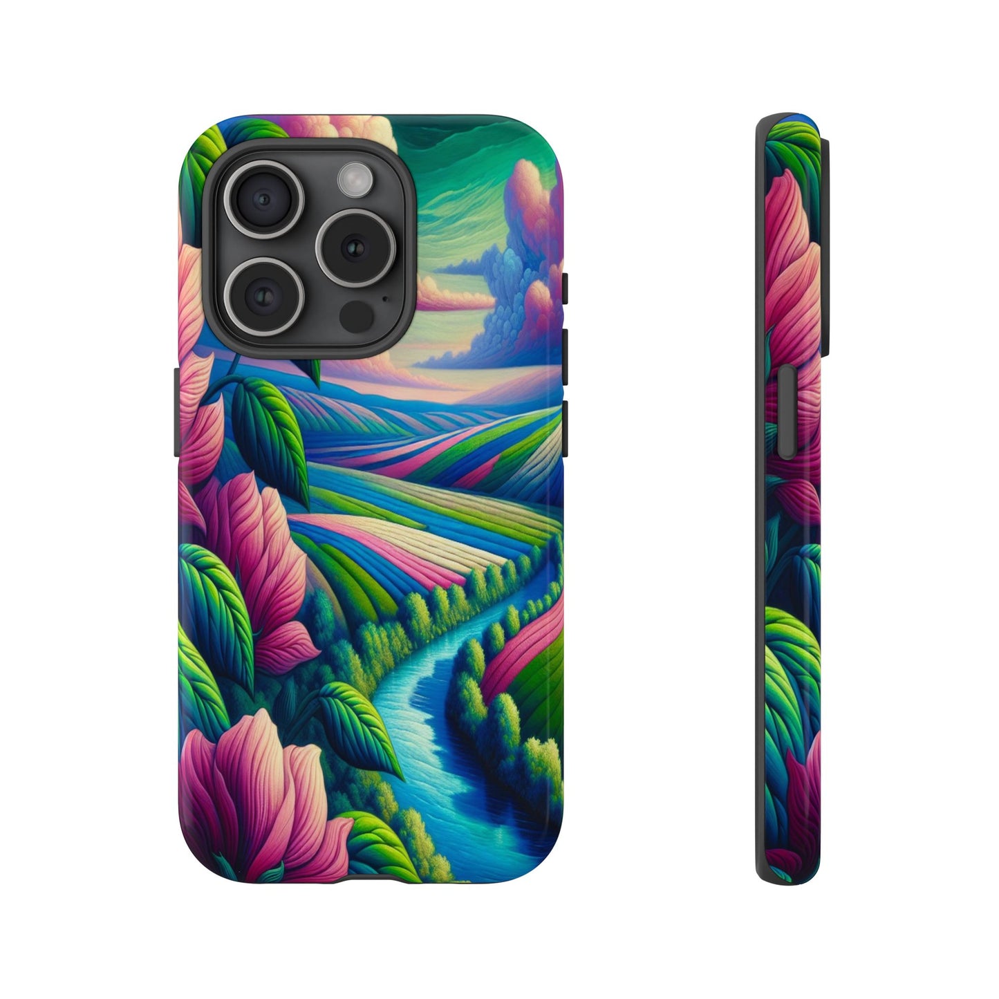 Protective Colors by the River Iphone Case Compatible With Iphone 16 15 14 - Phone Cover