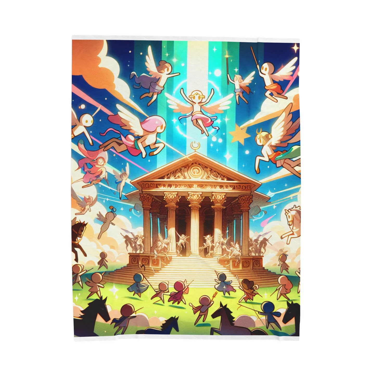 Celestial Gathering - Plush Blanket