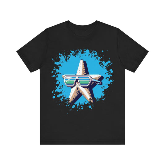 Pixel Melody Beachside - Jersey Short Sleeve Tee