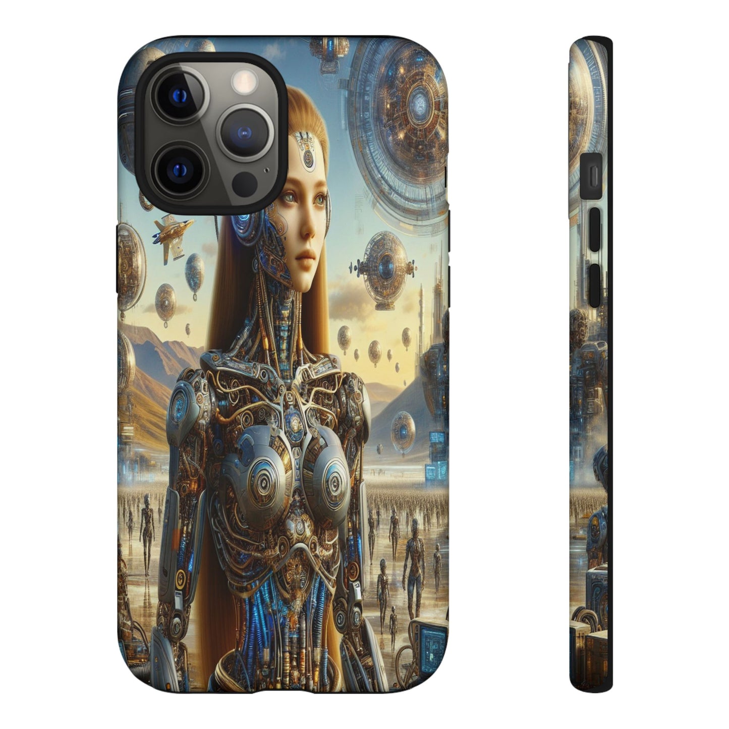 Futuristic Realm of Technology - Phone Case