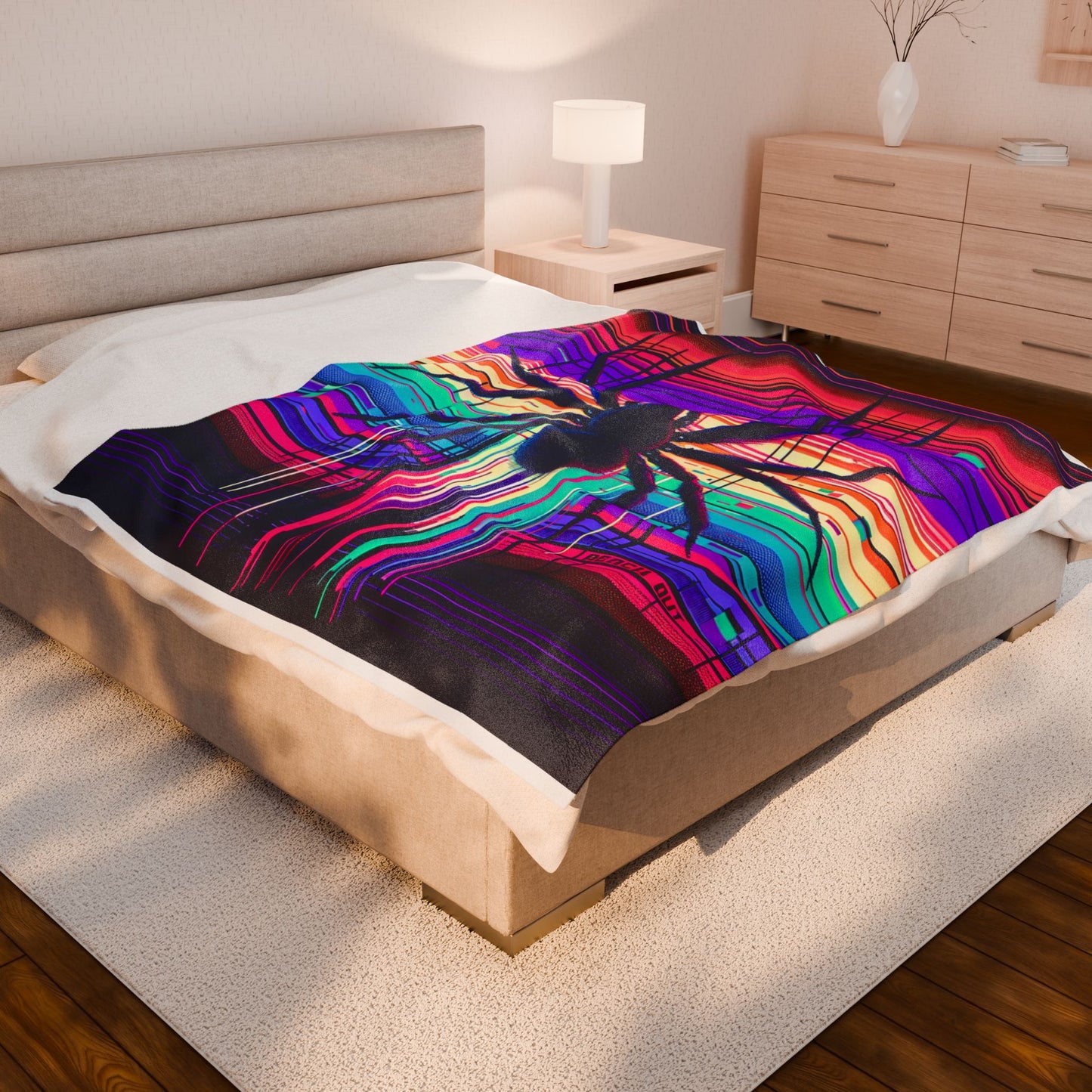 Arachnid Glitch- Plush Blanket
