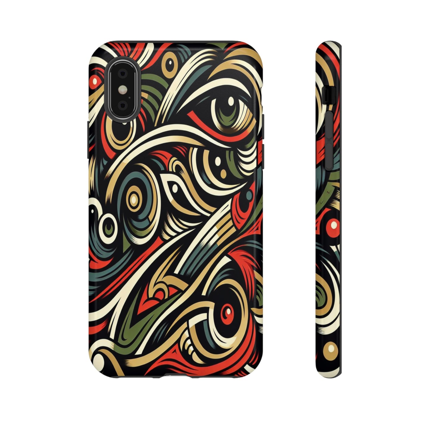 Custom ProtectiveWhirling PatternsIphone Case Compatible With Iphone 16 15 14 - Phone Cover