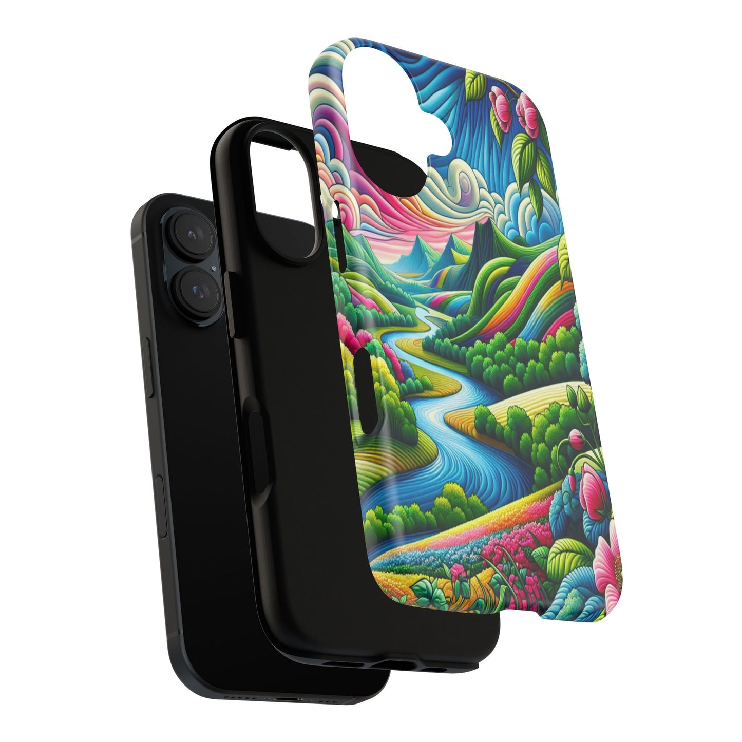 Colorful Landscape Fantasy - Phone Case