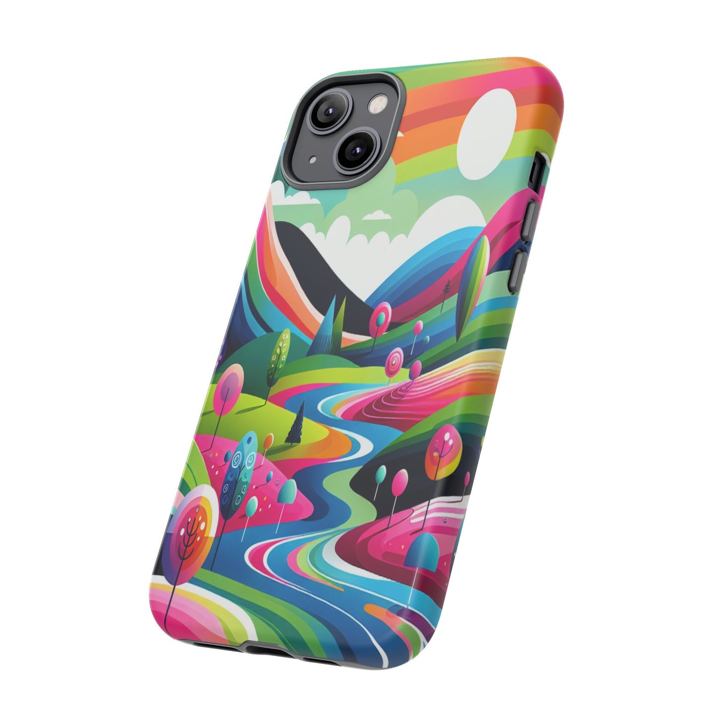 Colorful Landscape Journey - Phone Case