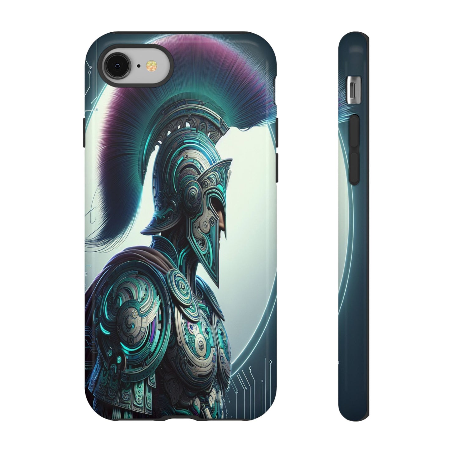 Custom ProtectiveGuardian of the Digital RealmIphone Case Compatible With Iphone 16 15 14 - Phone Cover