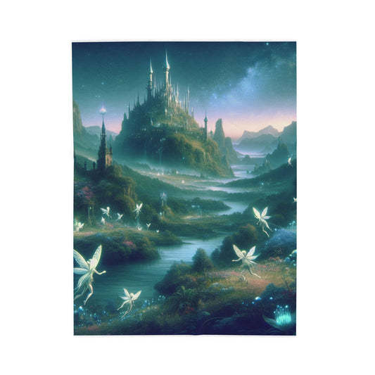 Luminescent Haven by Starlight- Plush Blanket