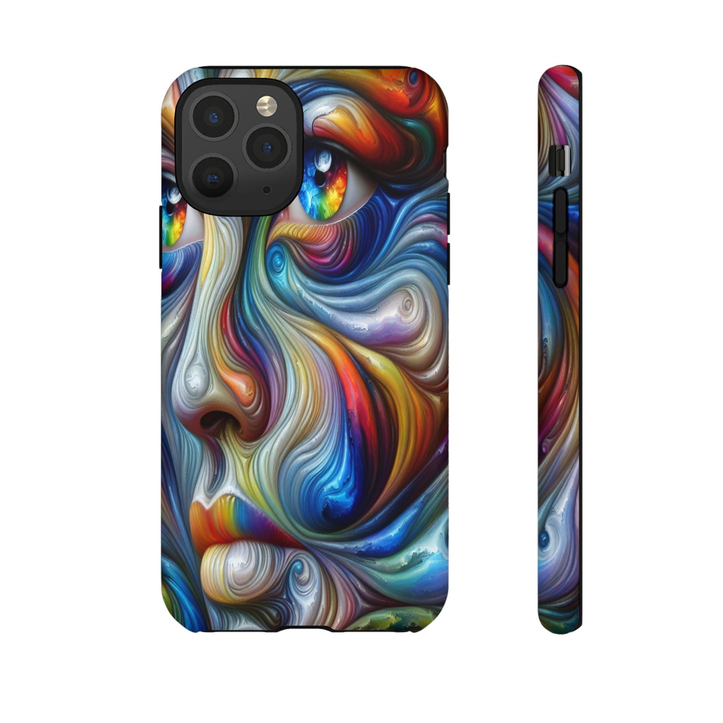 Custom ProtectiveKaleidoscopic VisionIphone Case Compatible With Iphone 16 15 14 - Phone Cover