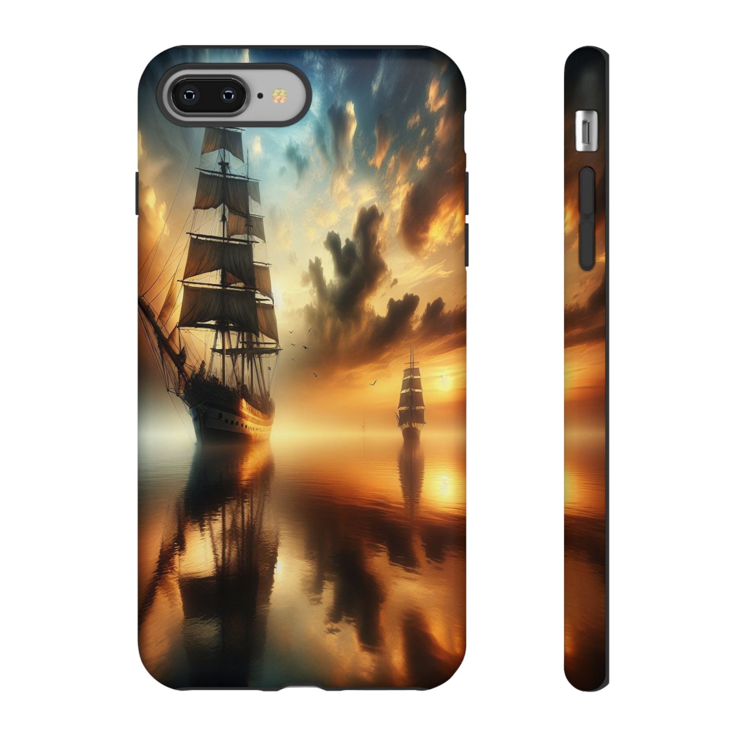 Custom ProtectiveSailing at DawnIphone Case Compatible With Iphone 16 15 14 - Phone Cover