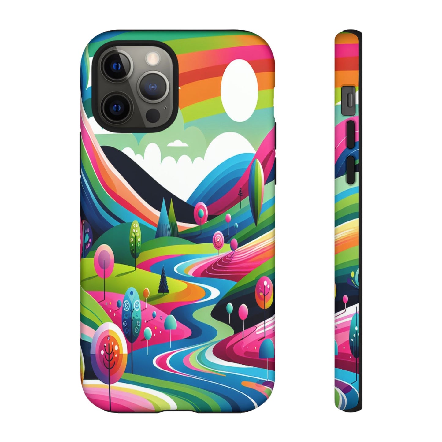 Colorful Landscape Journey - Phone Case
