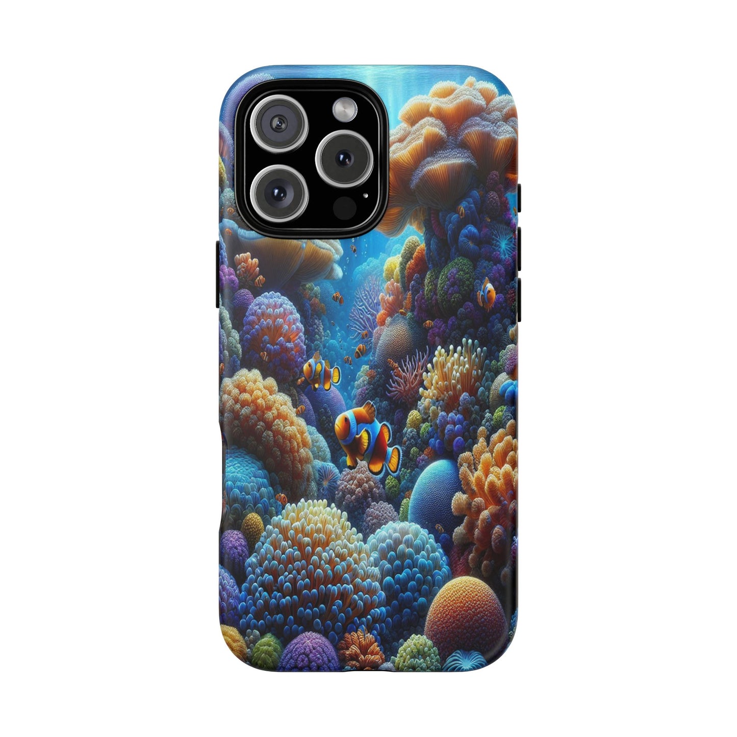 Custom ProtectiveUnderwater Paradise Alive with ColorIphone Case Compatible With Iphone 16 15 14 - Phone Cover