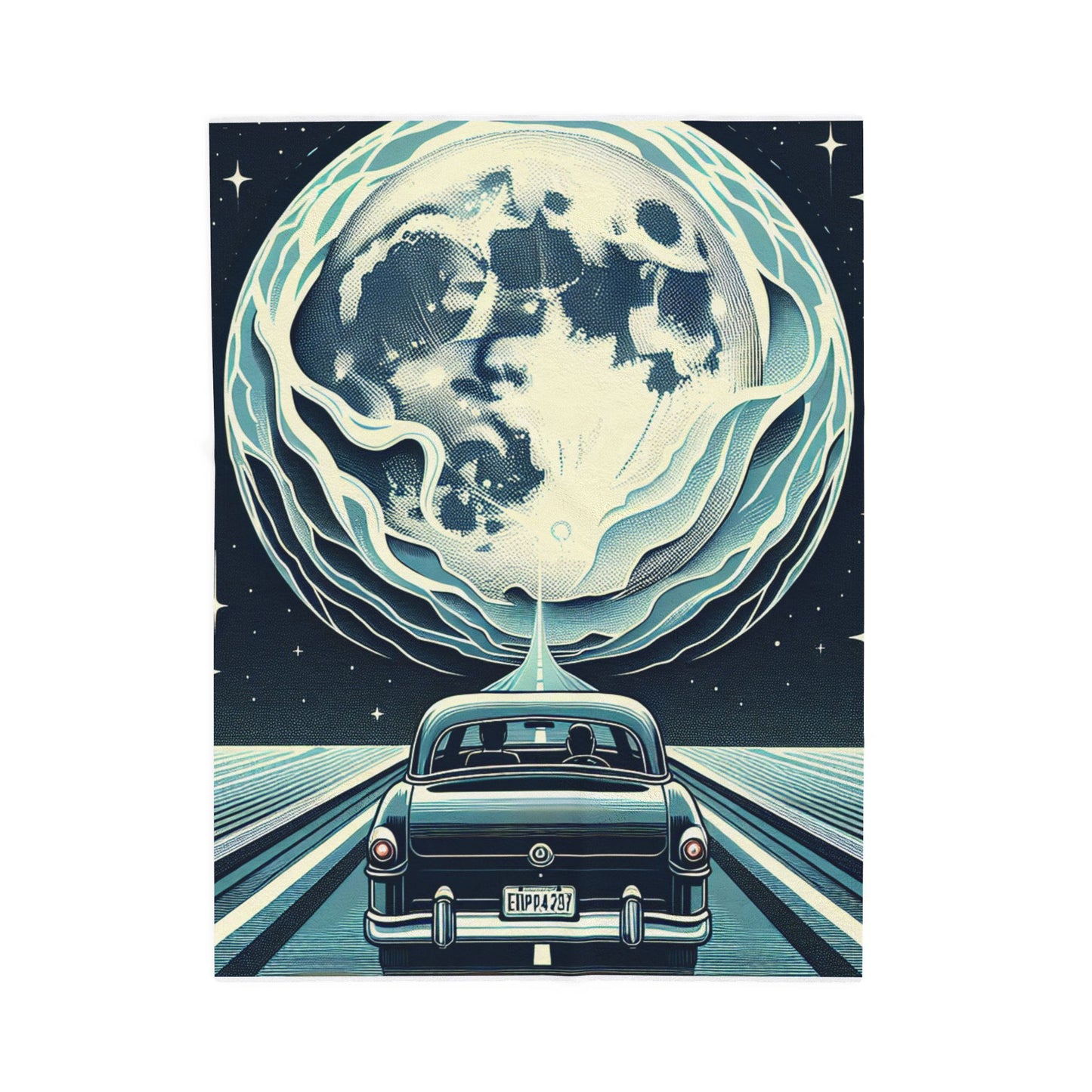 Journey to the Celestial Sphere - Plush Blanket