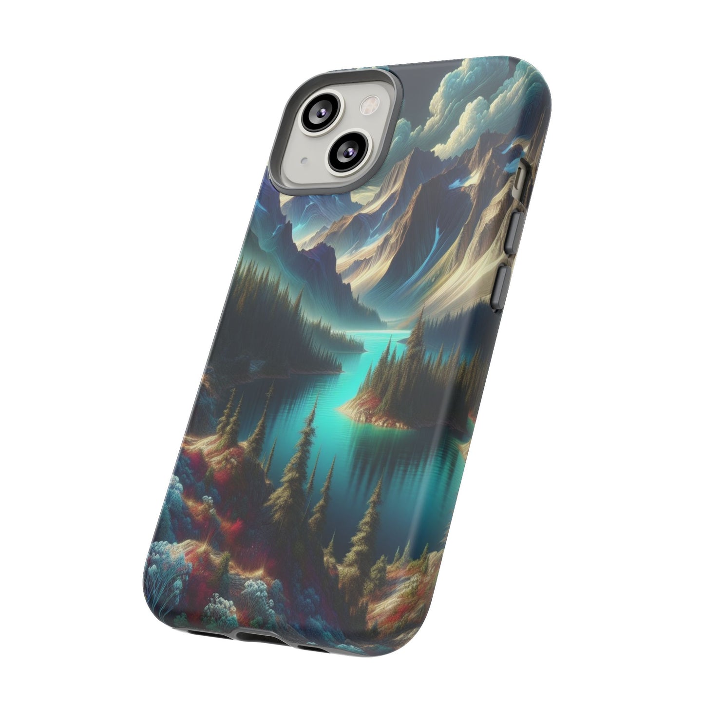 Custom ProtectiveMajestic Peaks and Tranquil WatersIphone Case Compatible With Iphone 16 15 14 - Phone Cover