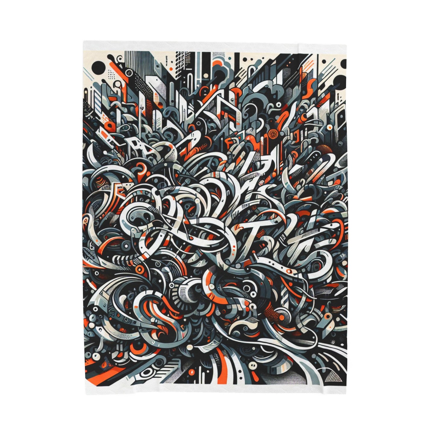 Intricate Maze Unfolds - Plush Blanket