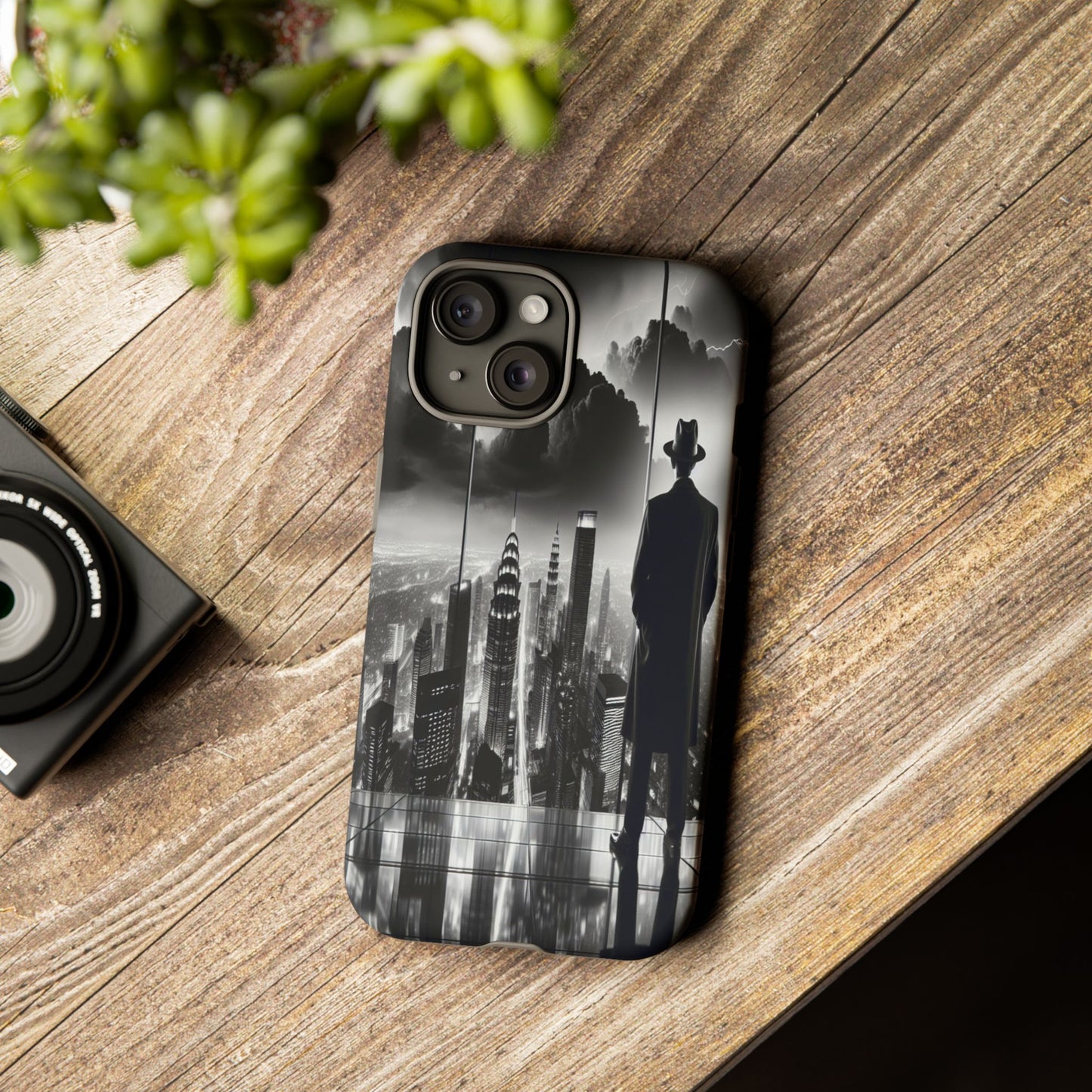 City from the Shadows - Phone Case