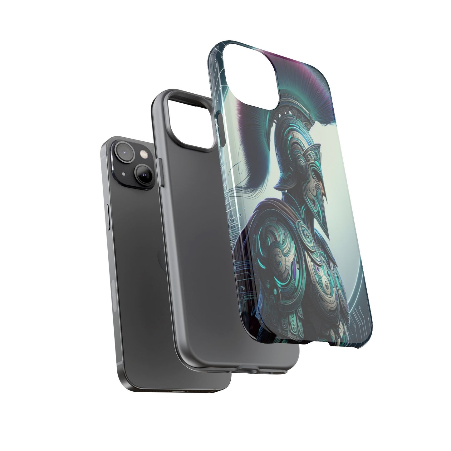 Custom ProtectiveGuardian of the Digital RealmIphone Case Compatible With Iphone 16 15 14 - Phone Cover