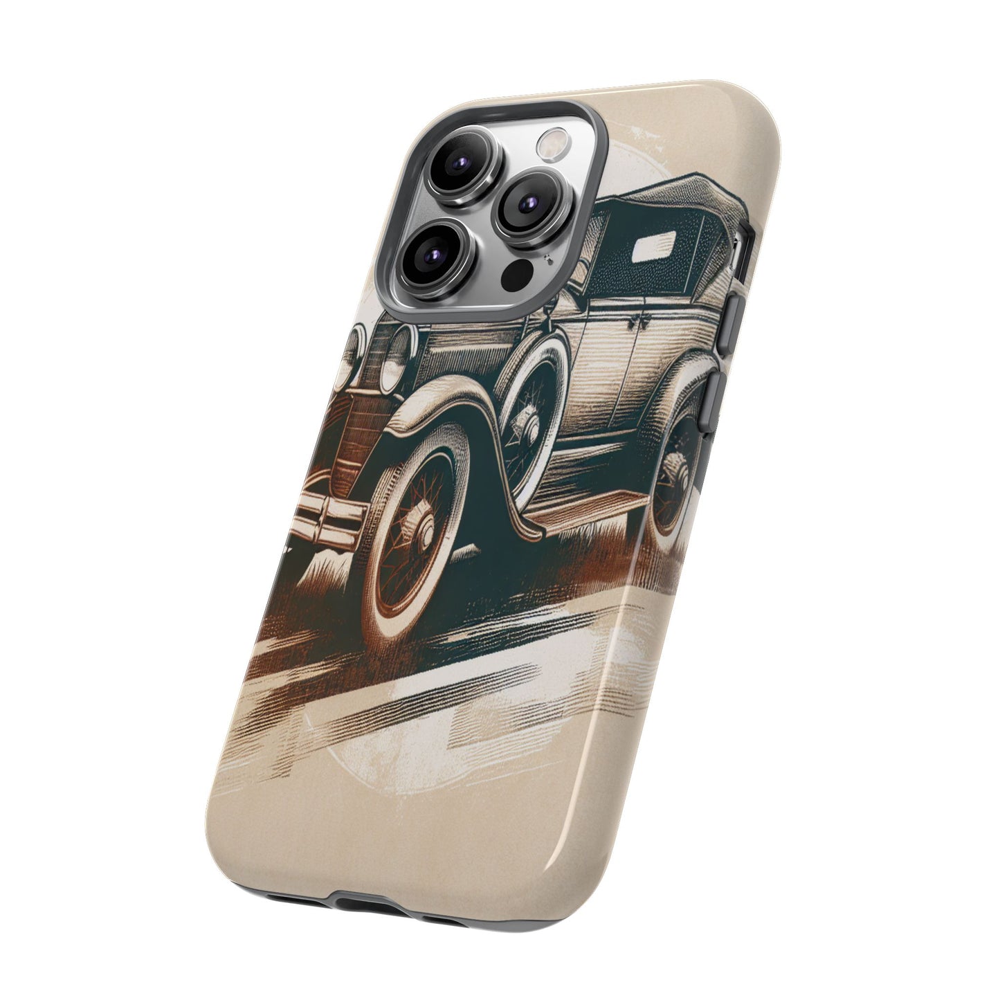 Vintage Wheels in Motion - Phone Case