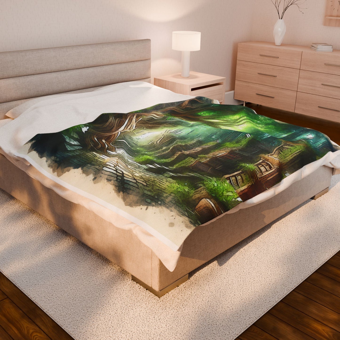 Library of Enchantment - Plush Blanket