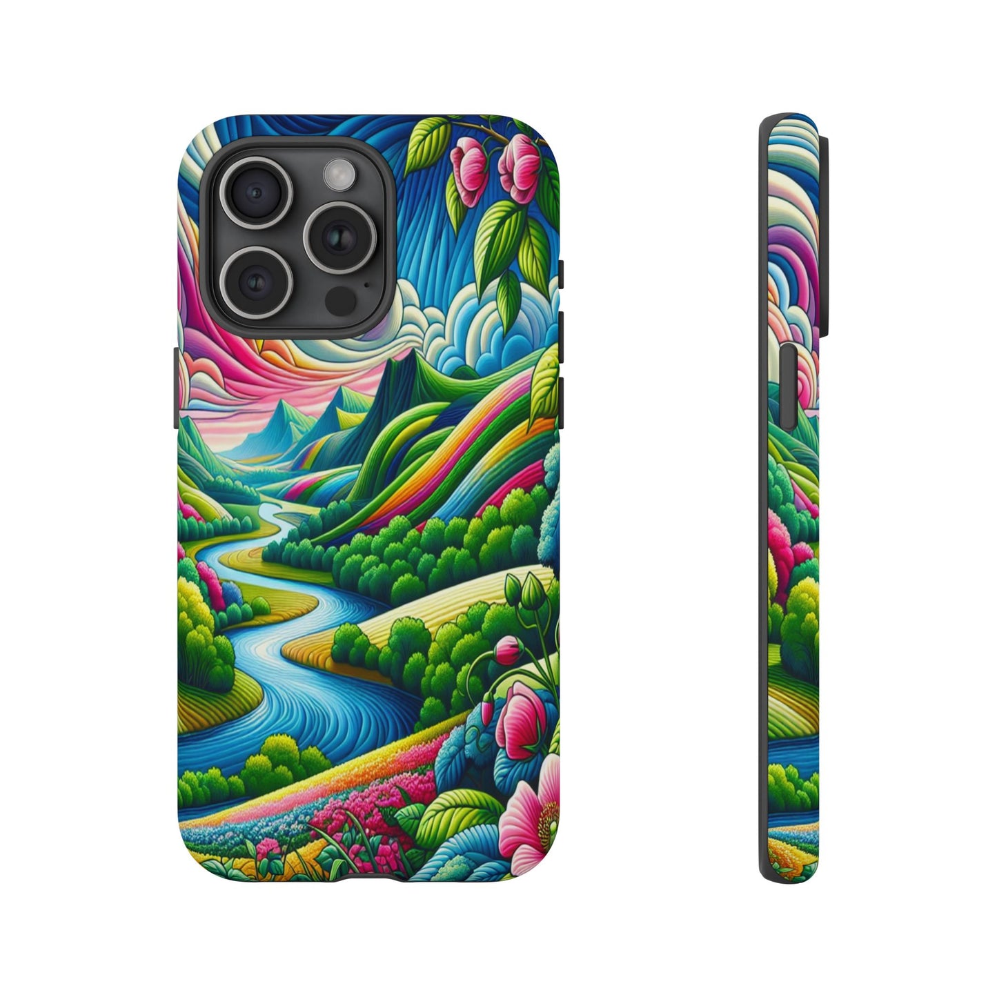 Colorful Landscape Fantasy - Phone Case