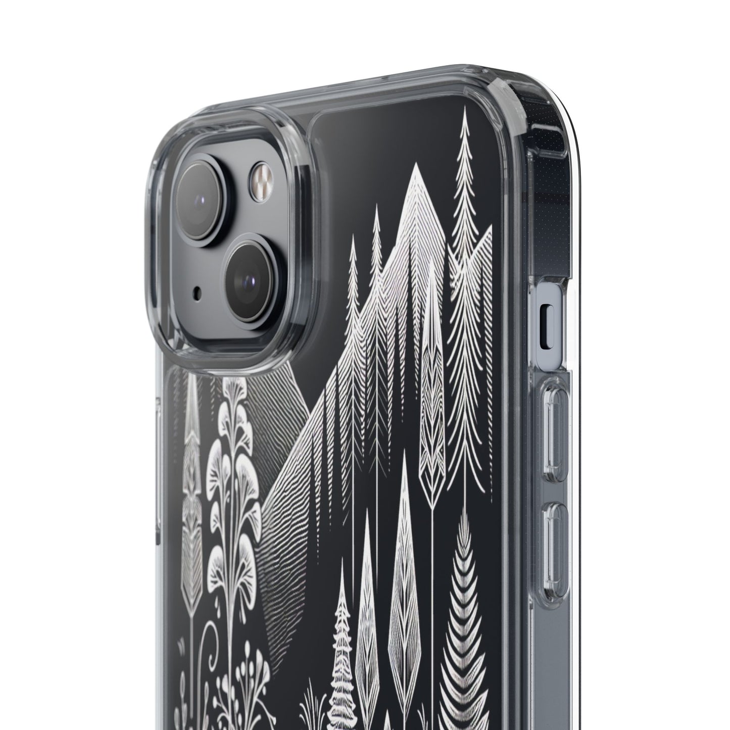 Transparent Alpine Wilderness Pathways Iphone Case Compatible With Iphone 16 15 14 - Clear Phone Cover