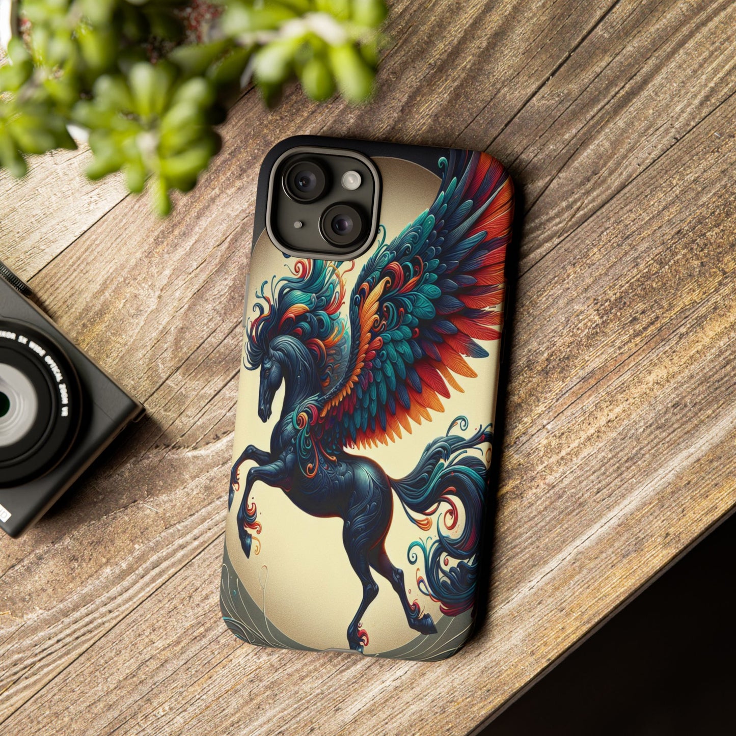 Winged Fantasy in Motion - Phone Case