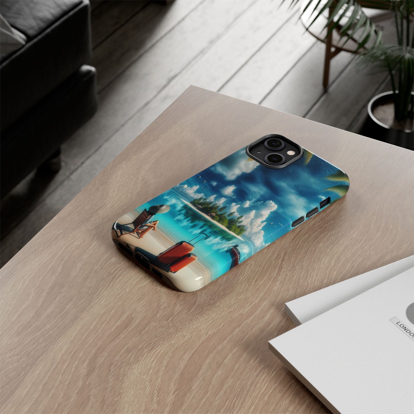 Custom ProtectiveIsland Escape in ParadiseIphone Case Compatible With Iphone 16 15 14 - Phone Cover