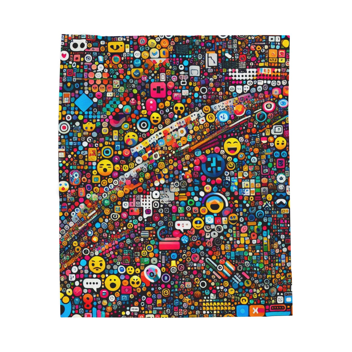 Mosaic of Emotions - Plush Blanket