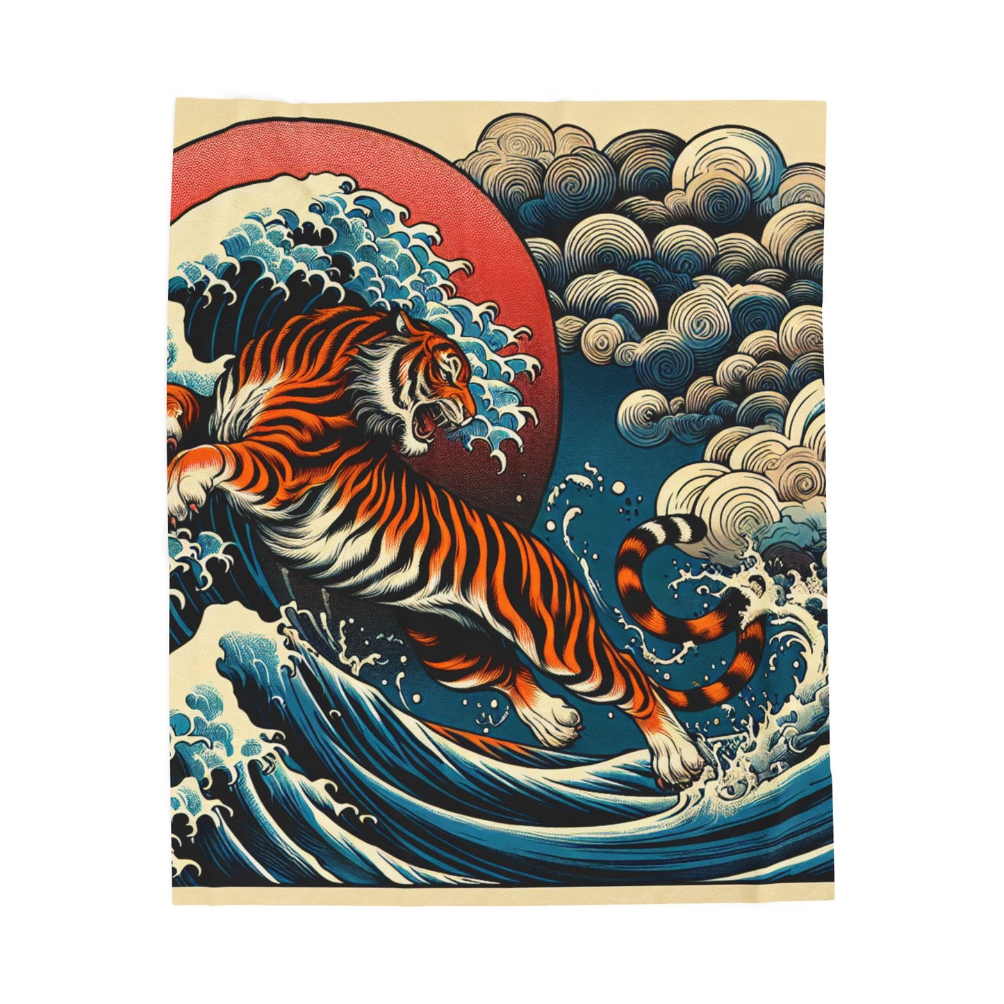 Roaring Through the Waves - Plush Blanket