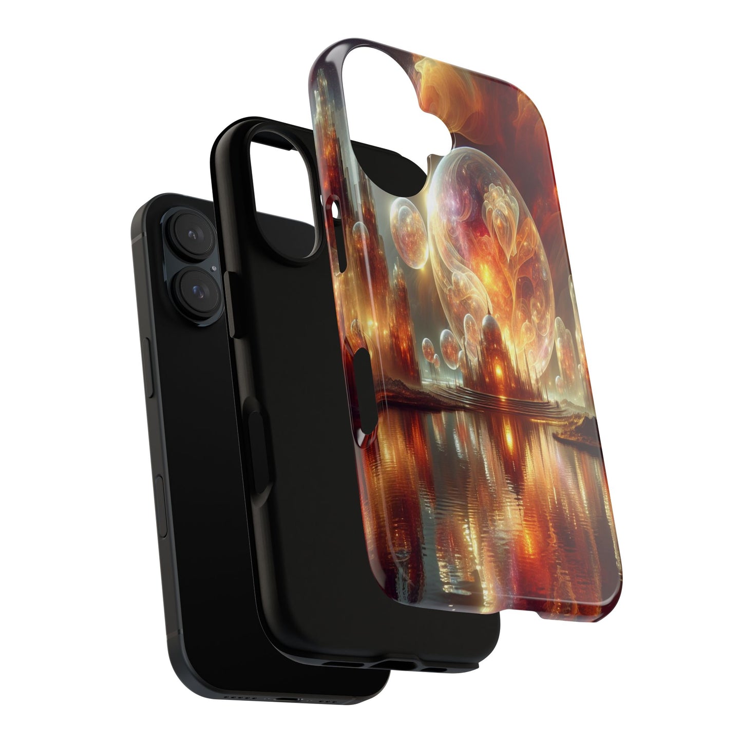Protective Celestial Dreamscape Iphone Case Compatible With Iphone 16 15 14 - Phone Cover