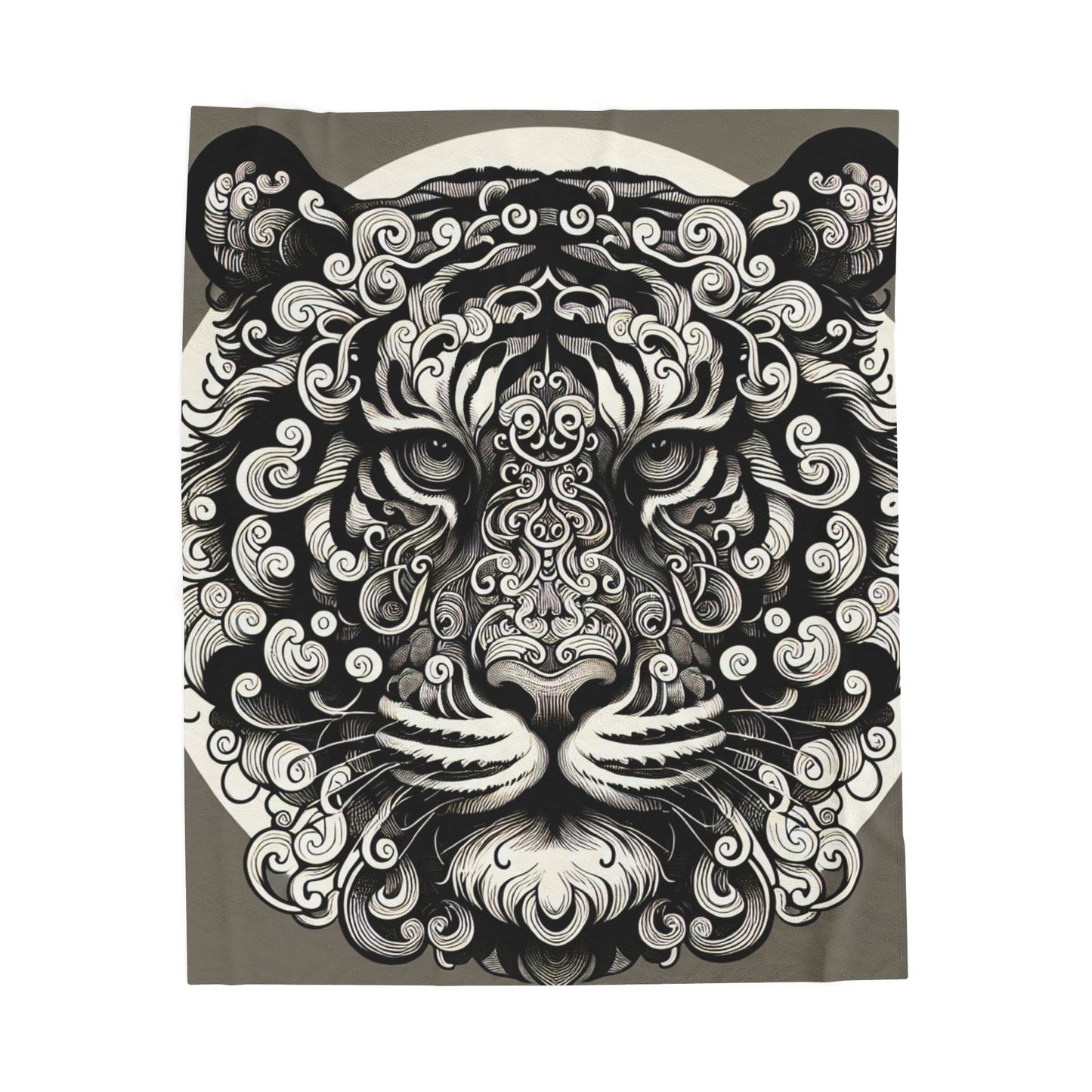 Tiger's Intricacy - Plush Blanket