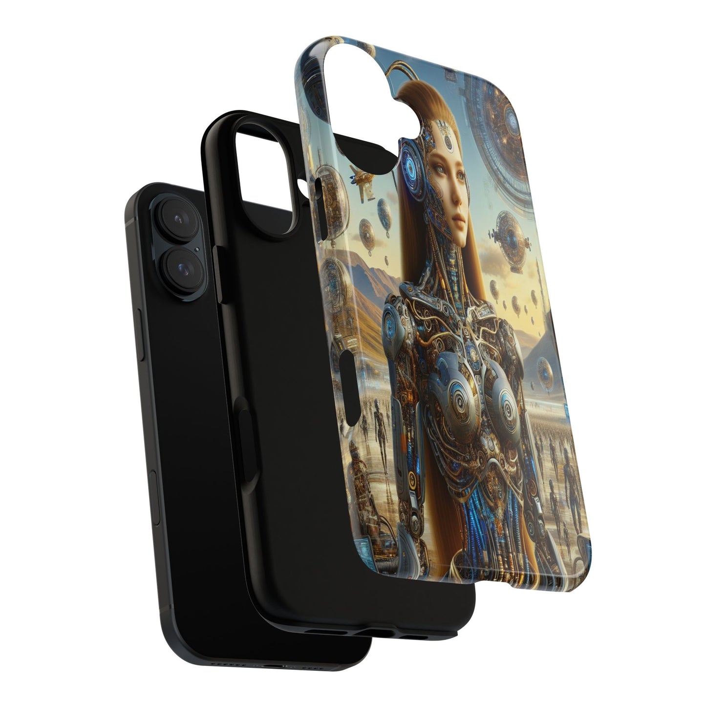 Futuristic Realm of Technology - Phone Case