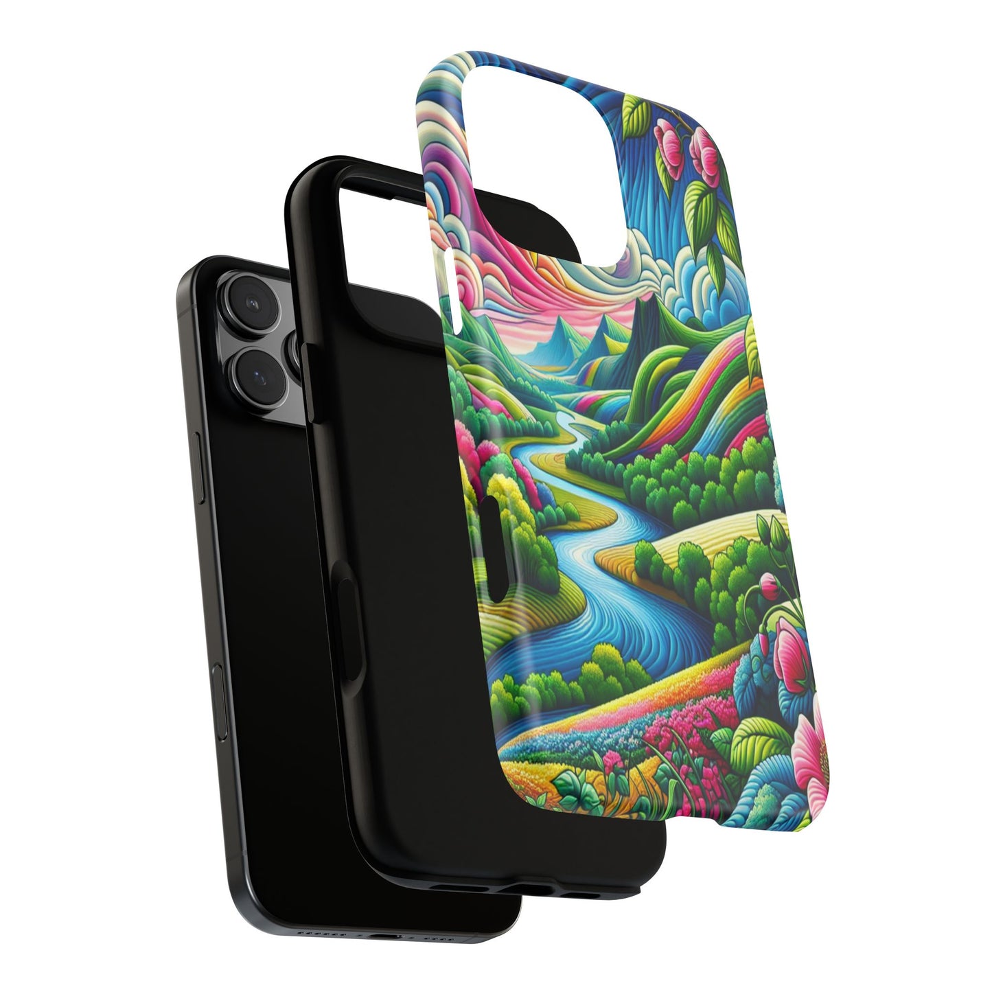 Colorful Landscape Fantasy - Phone Case