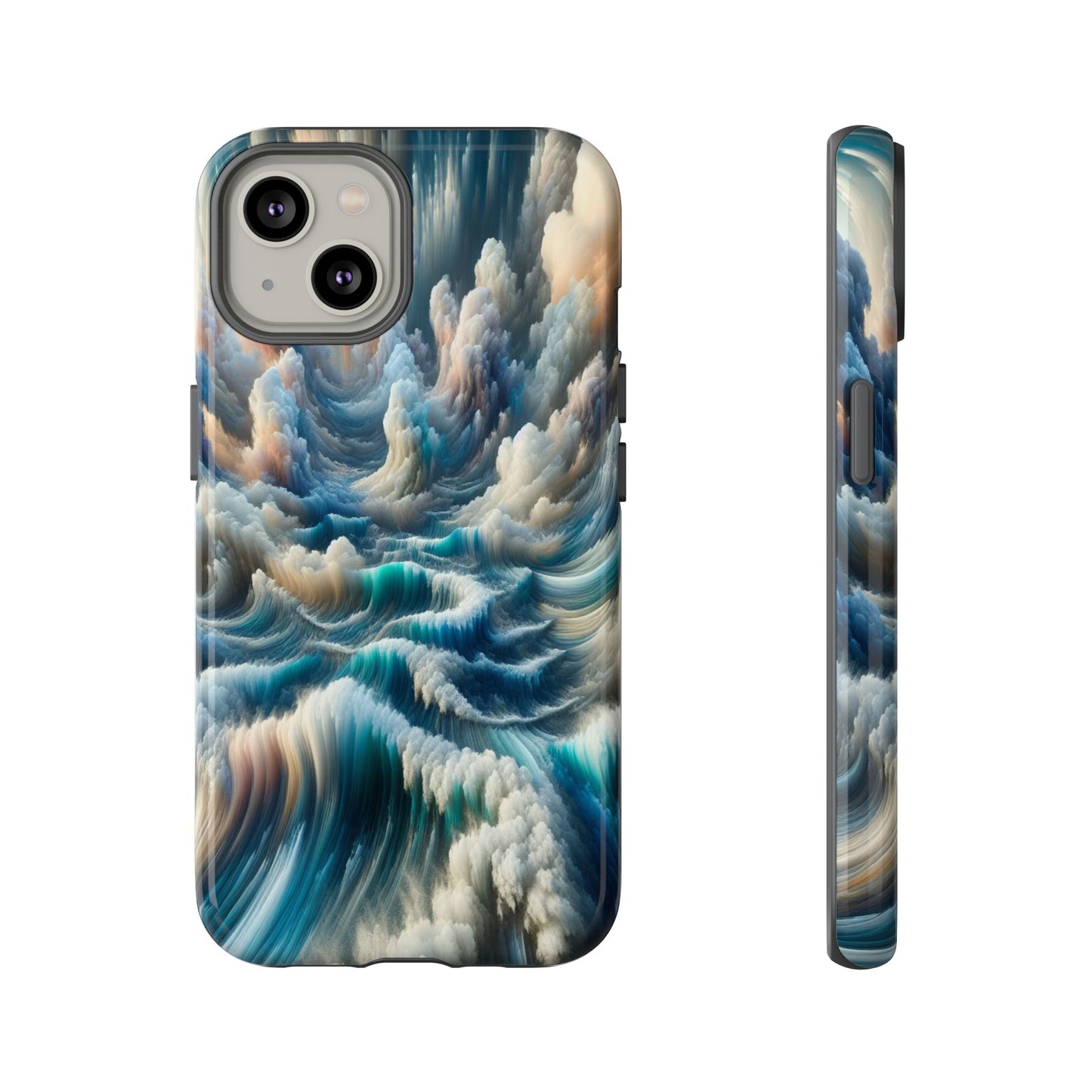Waves of Clouded Light - Phone Case