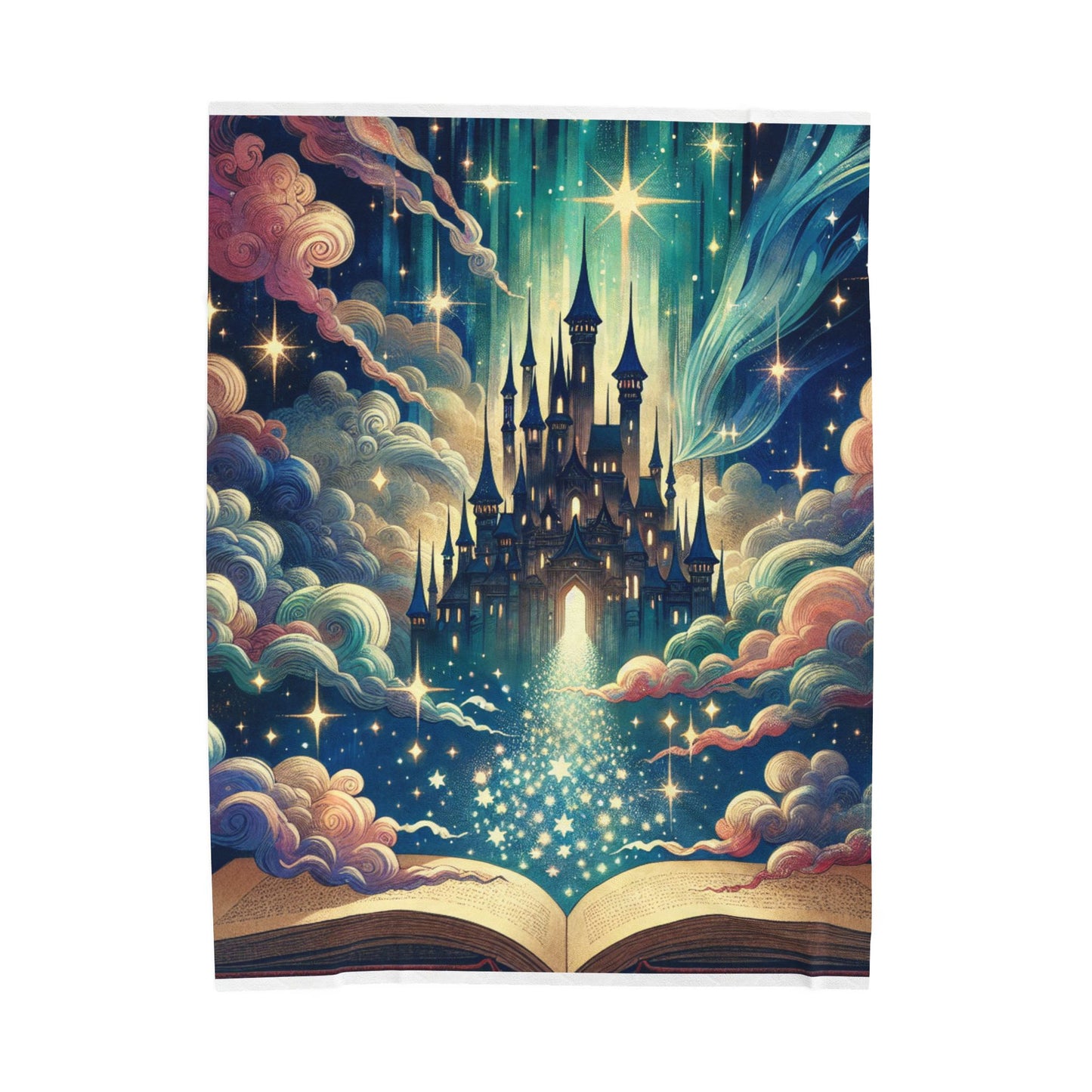 Enchanted Nightfall Tales - Plush Blanket