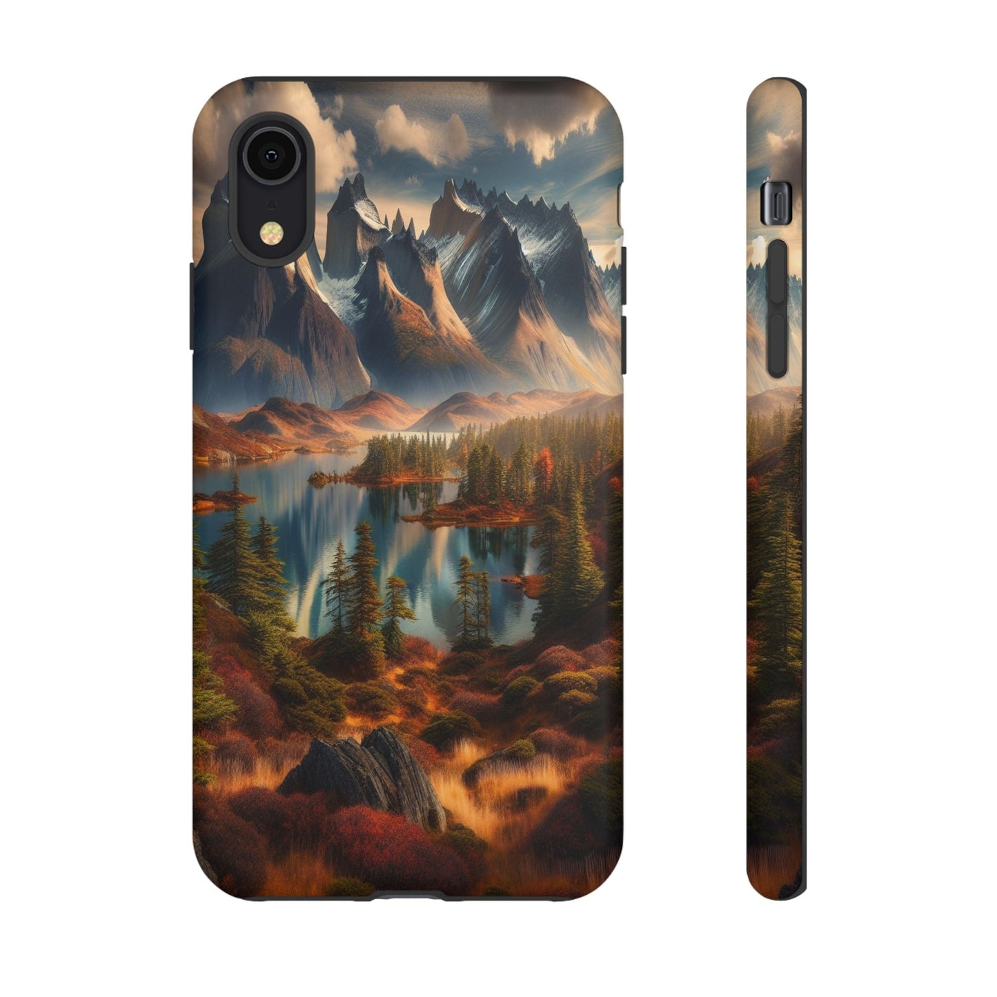 Custom ProtectiveMajestic Peaks and Tranquil WatersIphone Case Compatible With Iphone 16 15 14 - Phone Cover