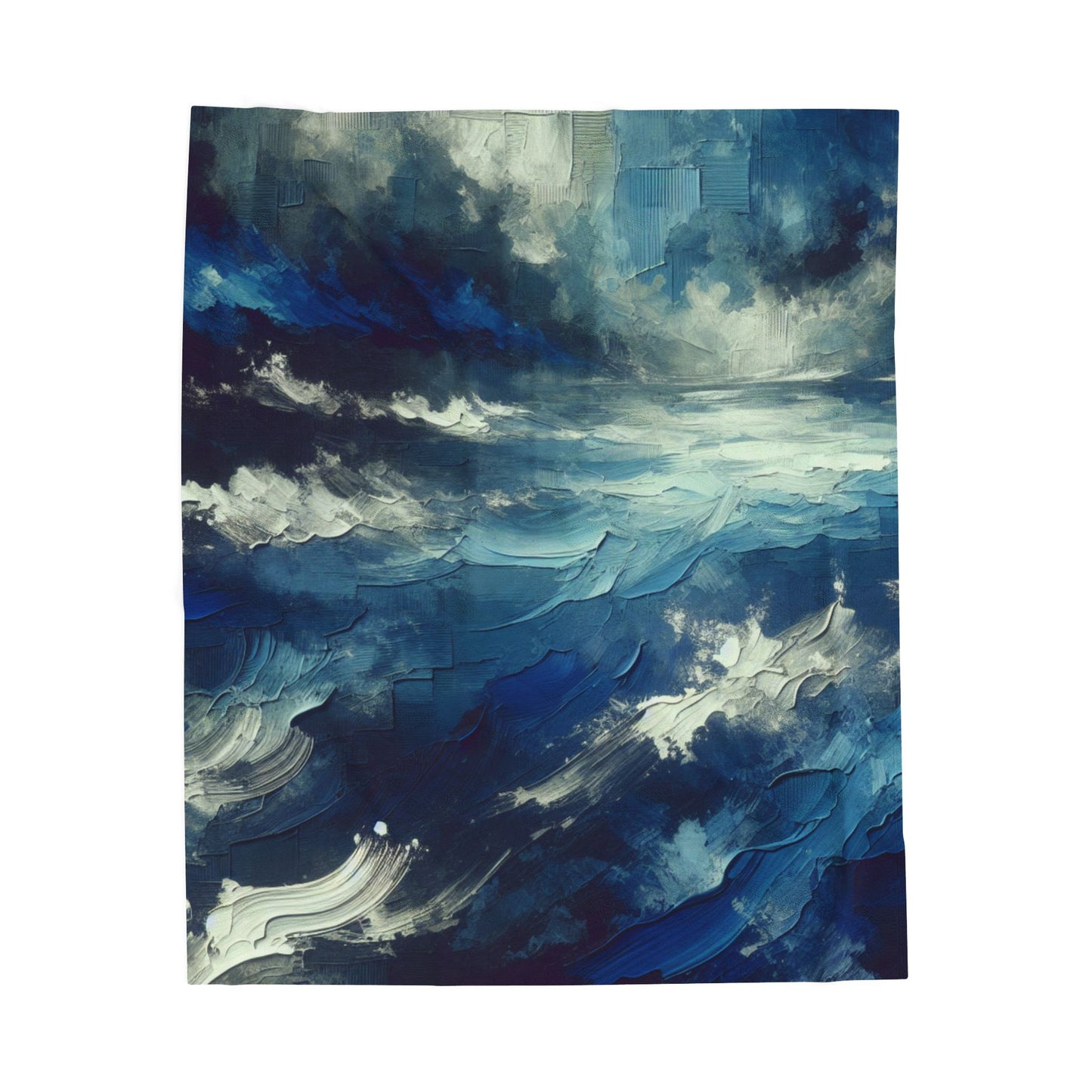 Oceanic Tempest - Plush Blanket