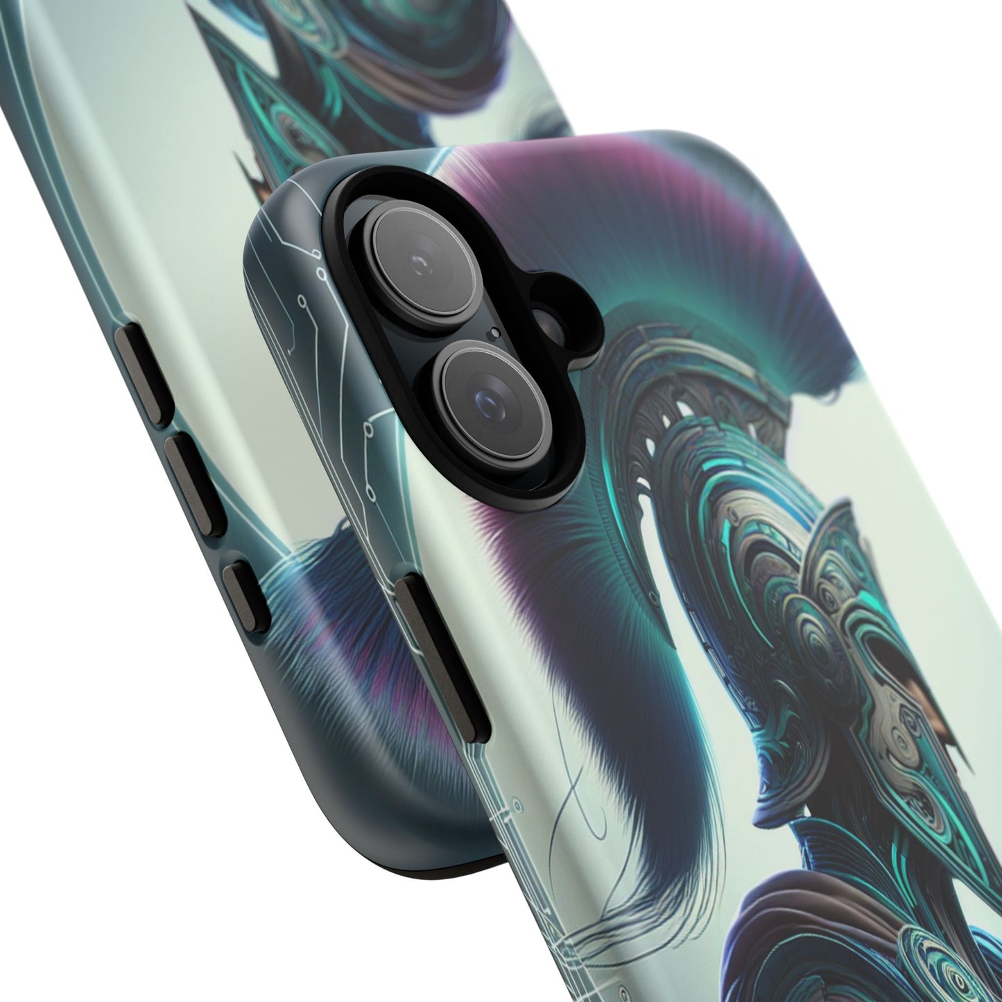 Custom ProtectiveGuardian of the Digital RealmIphone Case Compatible With Iphone 16 15 14 - Phone Cover