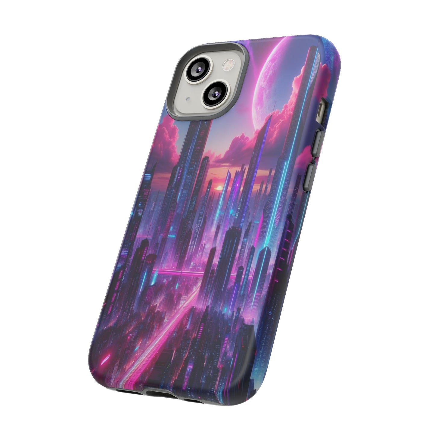Futuristic Skyline Fantasy - Phone Case