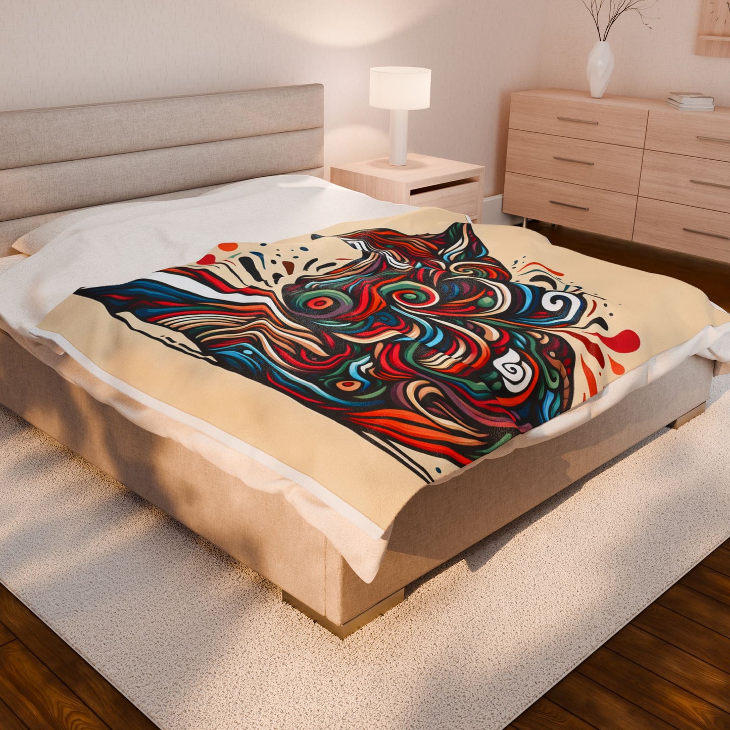 Nature's Whirlwind In Motion - Plush Blanket