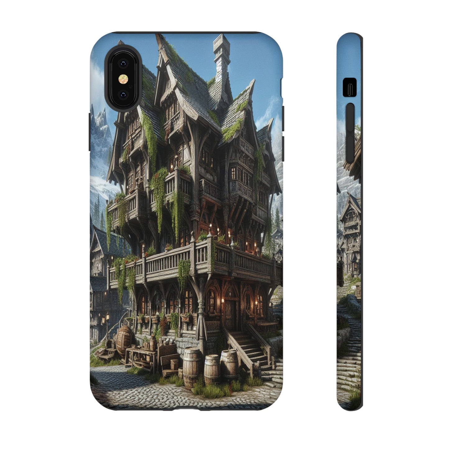 Custom ProtectiveMountain Village RetreatIphone Case Compatible With Iphone 16 15 14 - Phone Cover
