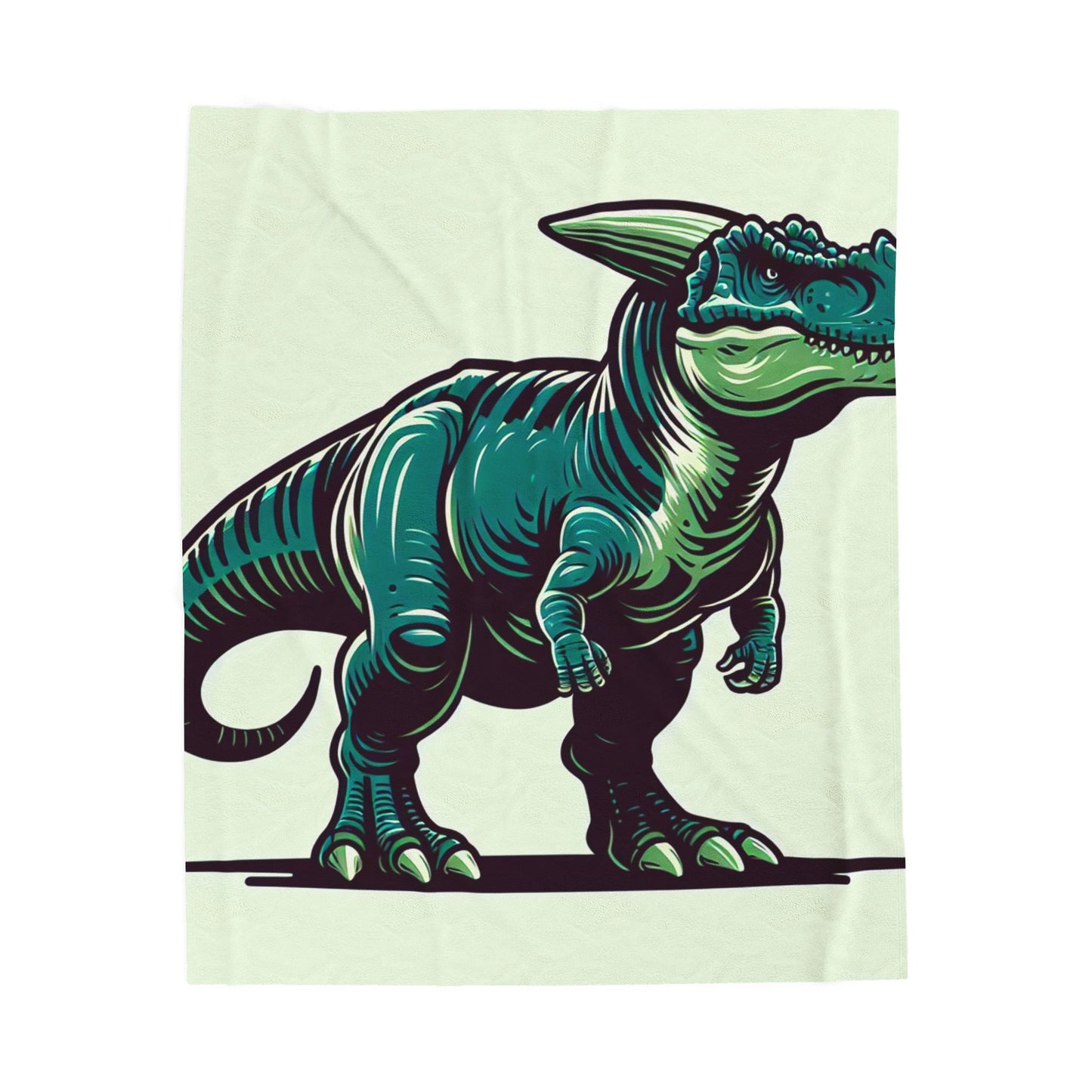 Prehistoric Stride- Plush Blanket