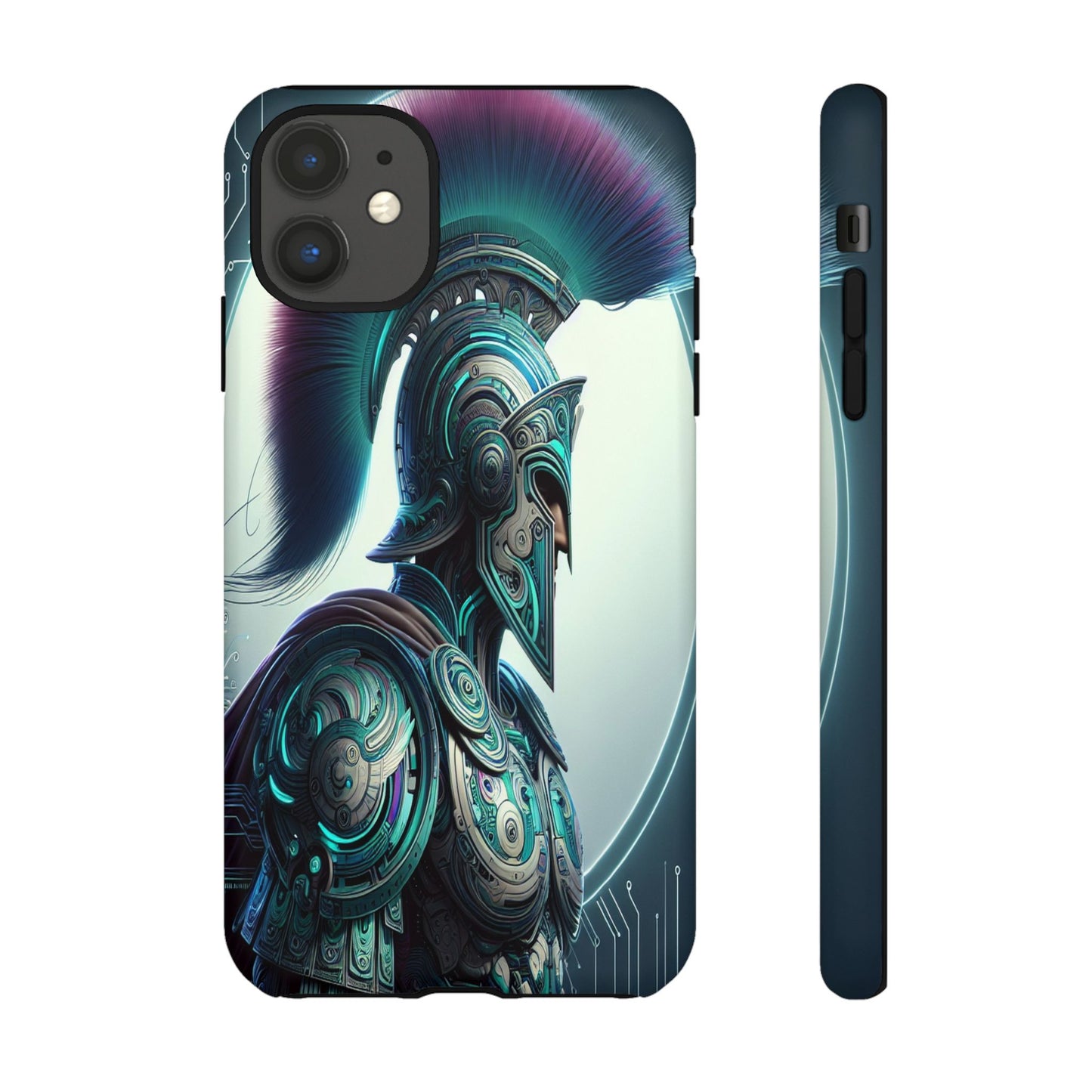 Custom ProtectiveGuardian of the Digital RealmIphone Case Compatible With Iphone 16 15 14 - Phone Cover