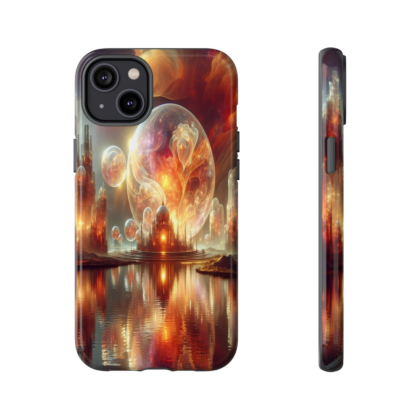 Protective Celestial Dreamscape Iphone Case Compatible With Iphone 16 15 14 - Phone Cover
