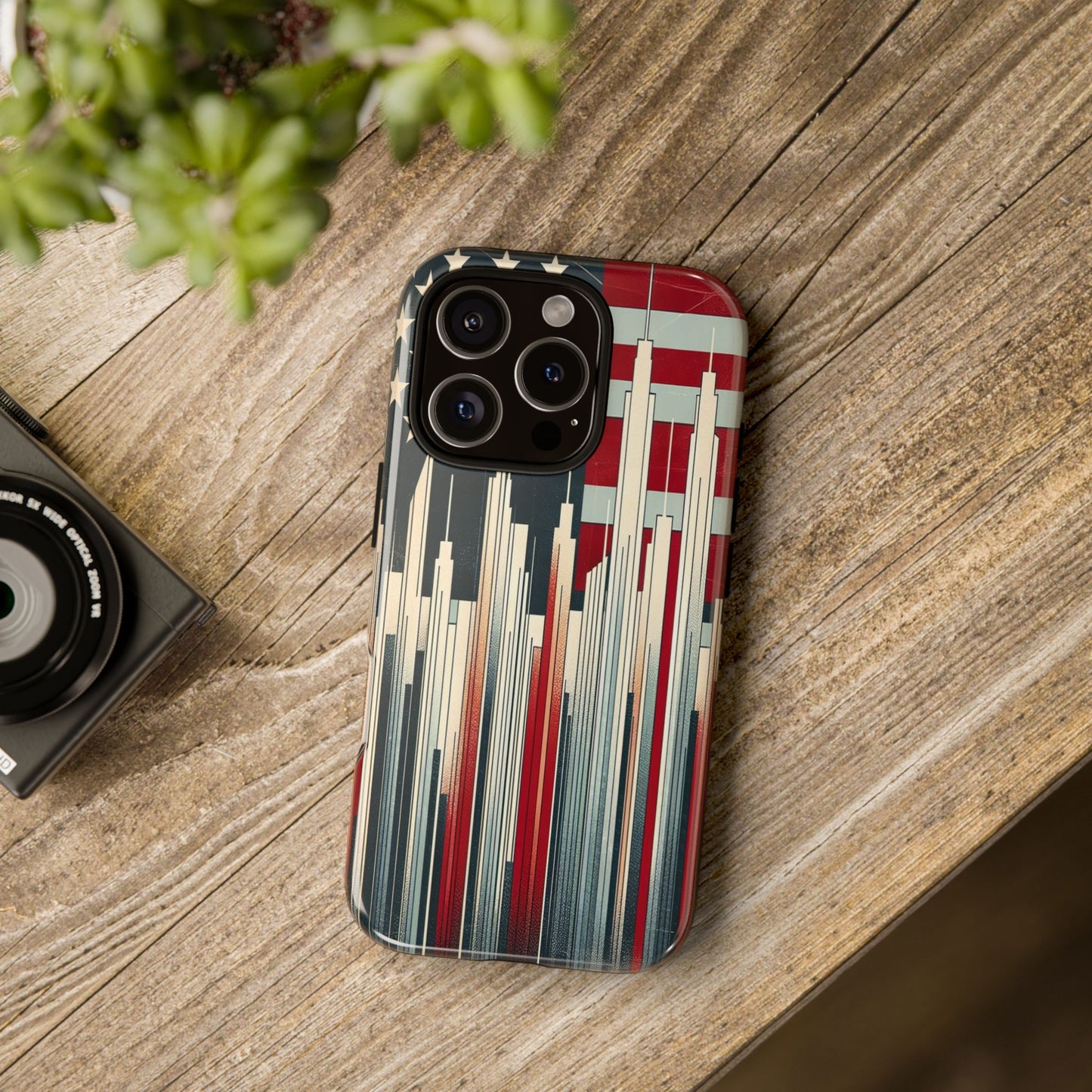 Skyline and Stars Unite - Phone Case