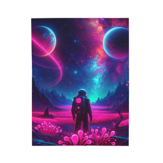 Exploration Beyond Boundaries - Plush Blanket