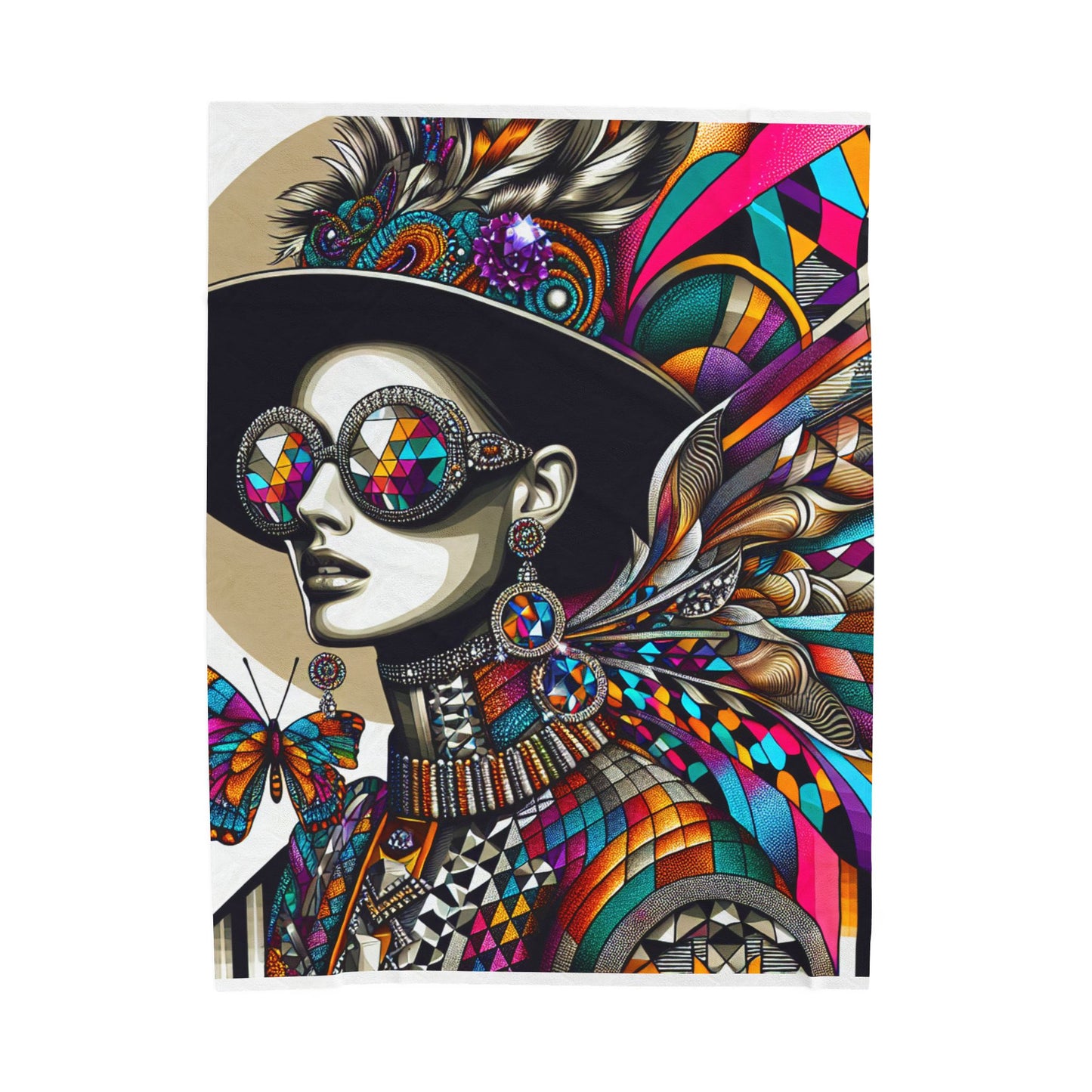 Prismatic Visions - Plush Blanket