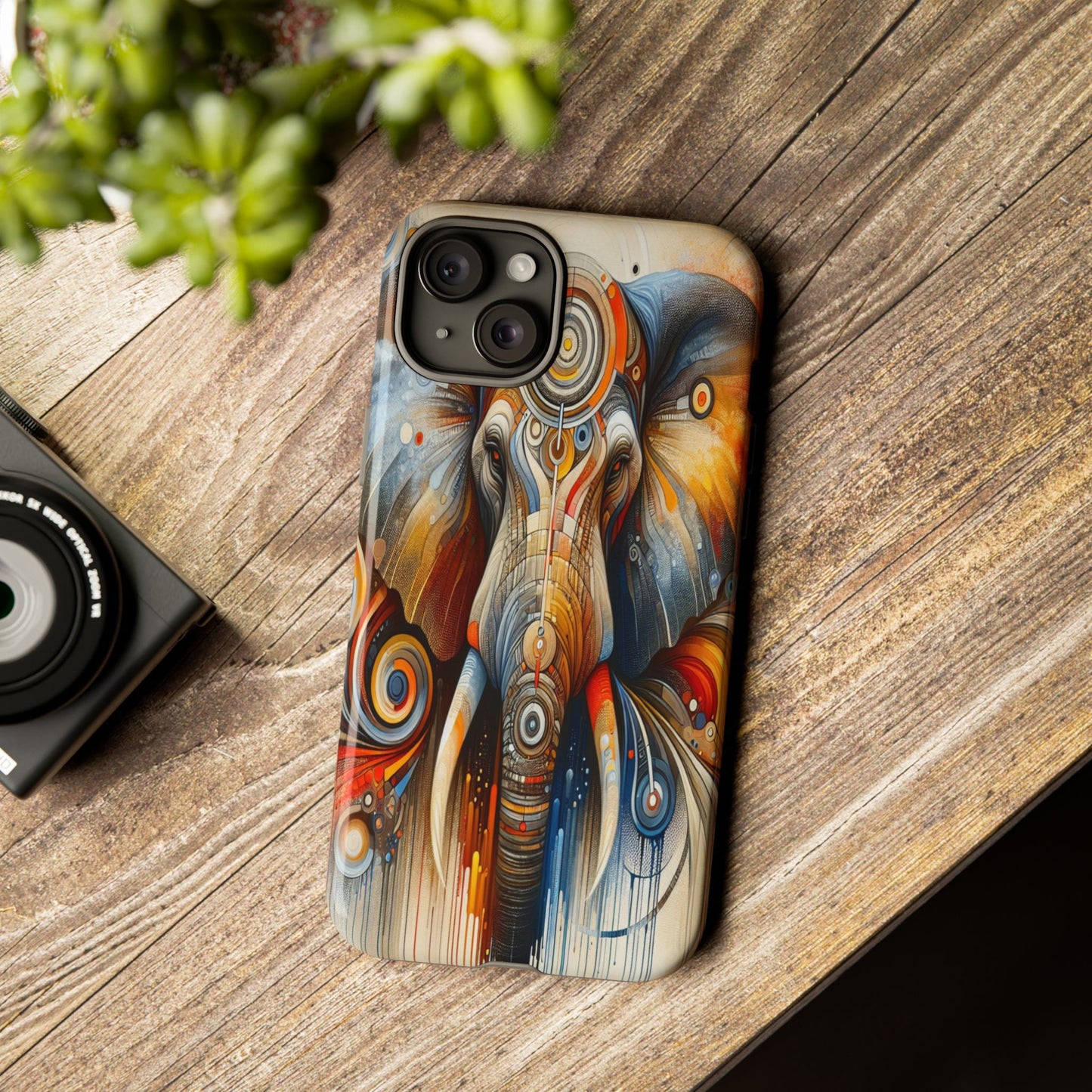 Elephant Kaleidoscope - Phone Case