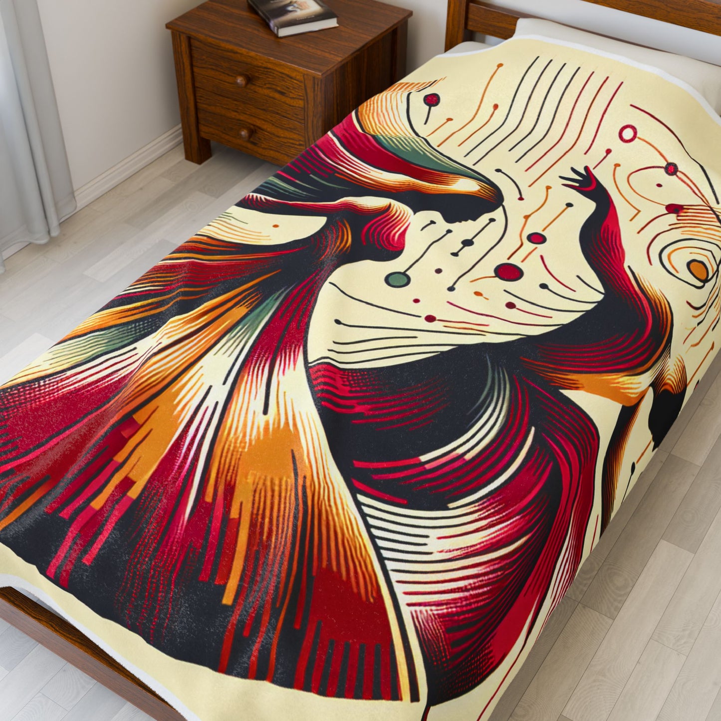 Flow of Movement - Plush Blanket